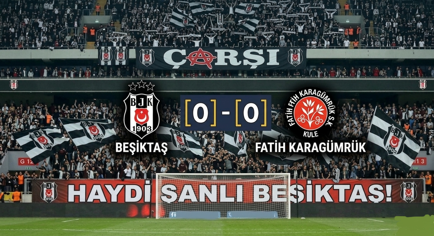 Beşiktaş Evinde Fatih Karagümrük'le Berabere Kaldı! görseli