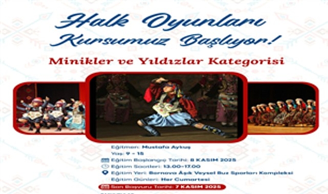 İzmirliler halk oyunları eğitimlerinde buluşuyor görseli