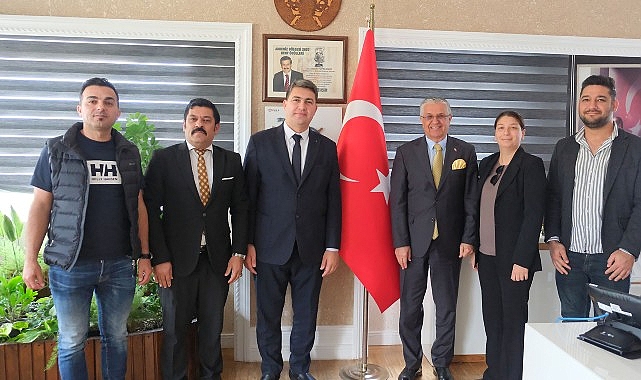 Oda Başkanı Çelik’ten Başkan Topaloğlu’na ziyaret görseli