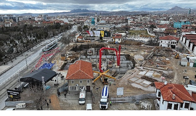 Konya Büyükşehir’in Şehre Kazandıracağı Mevlevi Dergahı’nın Temeli Atıldı görseli