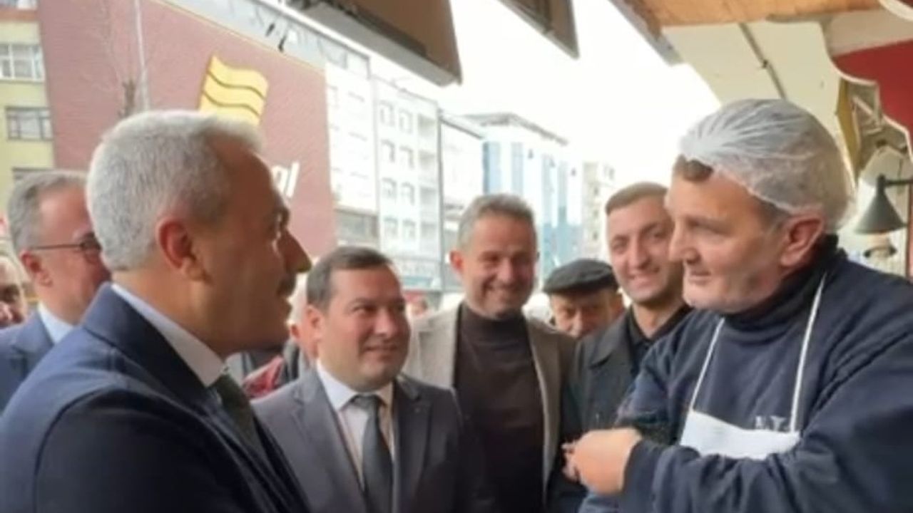 Maduro çıkışıyla gündem olan esnafı Vali Baydaş ziyaret etti görseli