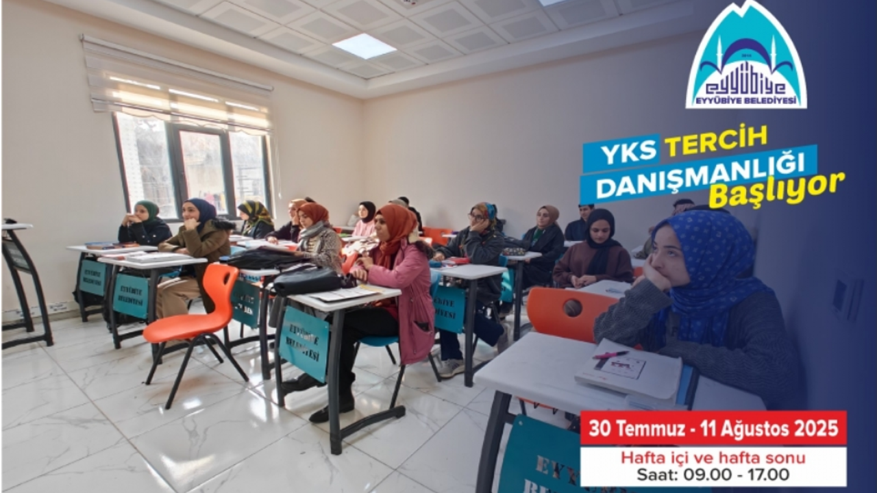 Eyyübiye Belediyesi'nden gençlere YKS tercih desteği görseli