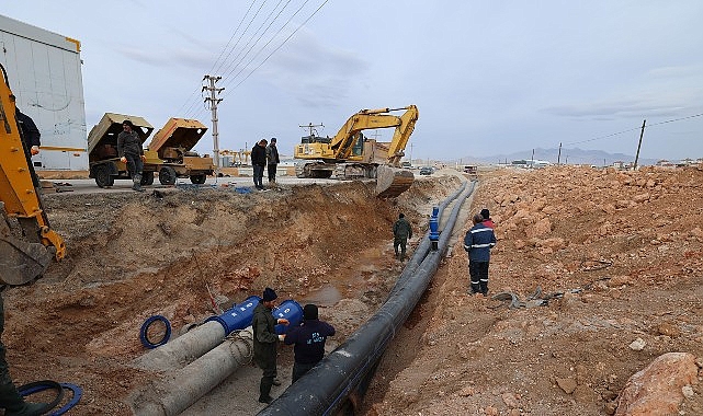 Çevre Yolu Çalışması Nedeniyle İçme Suyu Hattı Yenileniyor görseli