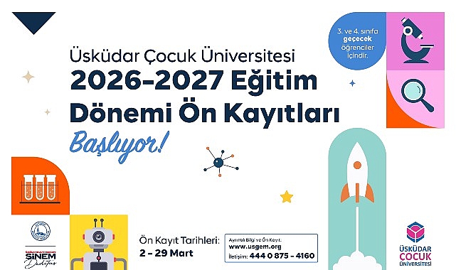 Üsküdar Çocuk Üniversitesi’nde 2026–2027 Eğitim Dönemi Ön Kayıtları Başlıyor görseli