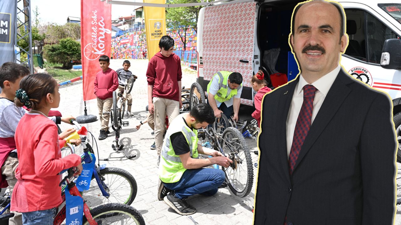 Konya’da çocuklara trafik ve bisiklet güvenliği eğitimi görseli