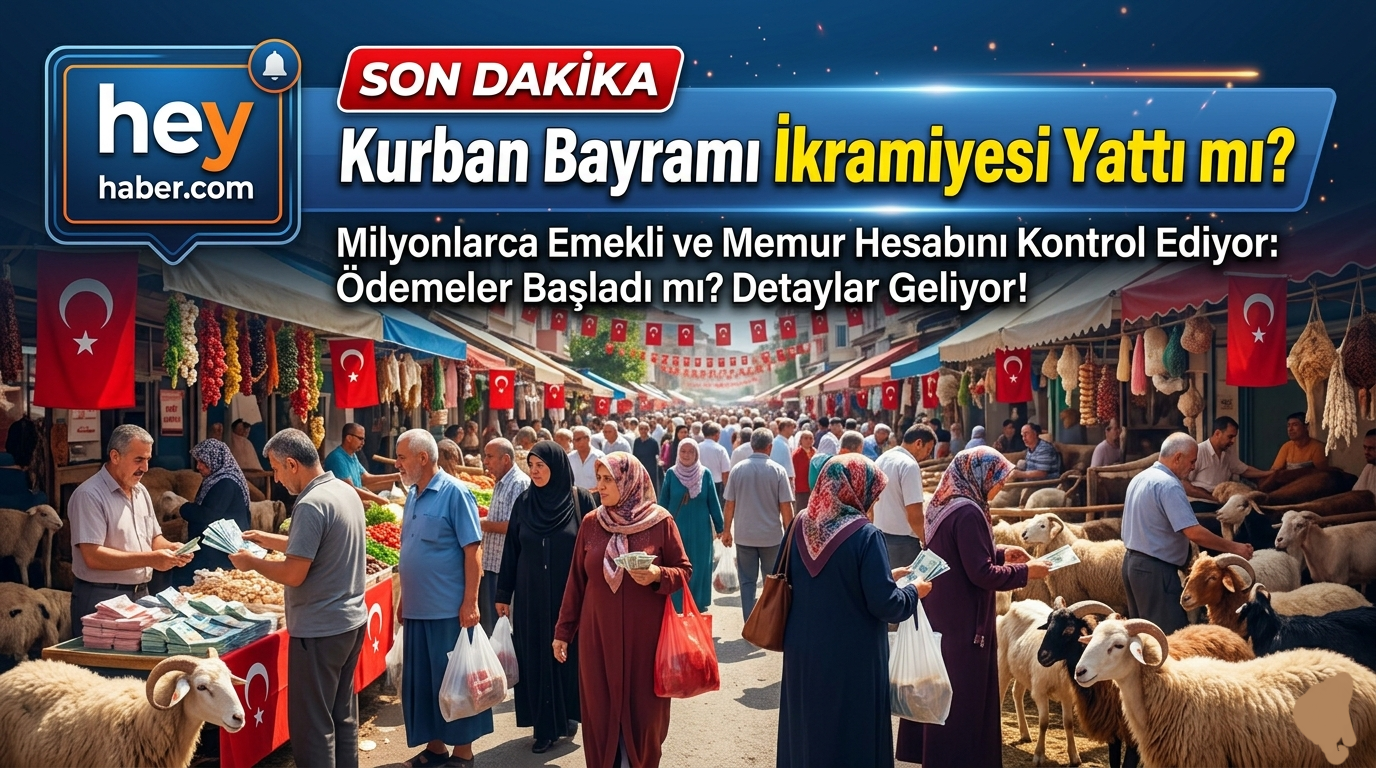 Son Dakika: Kurban Bayramı İkramiyesi Yattı mı? görseli