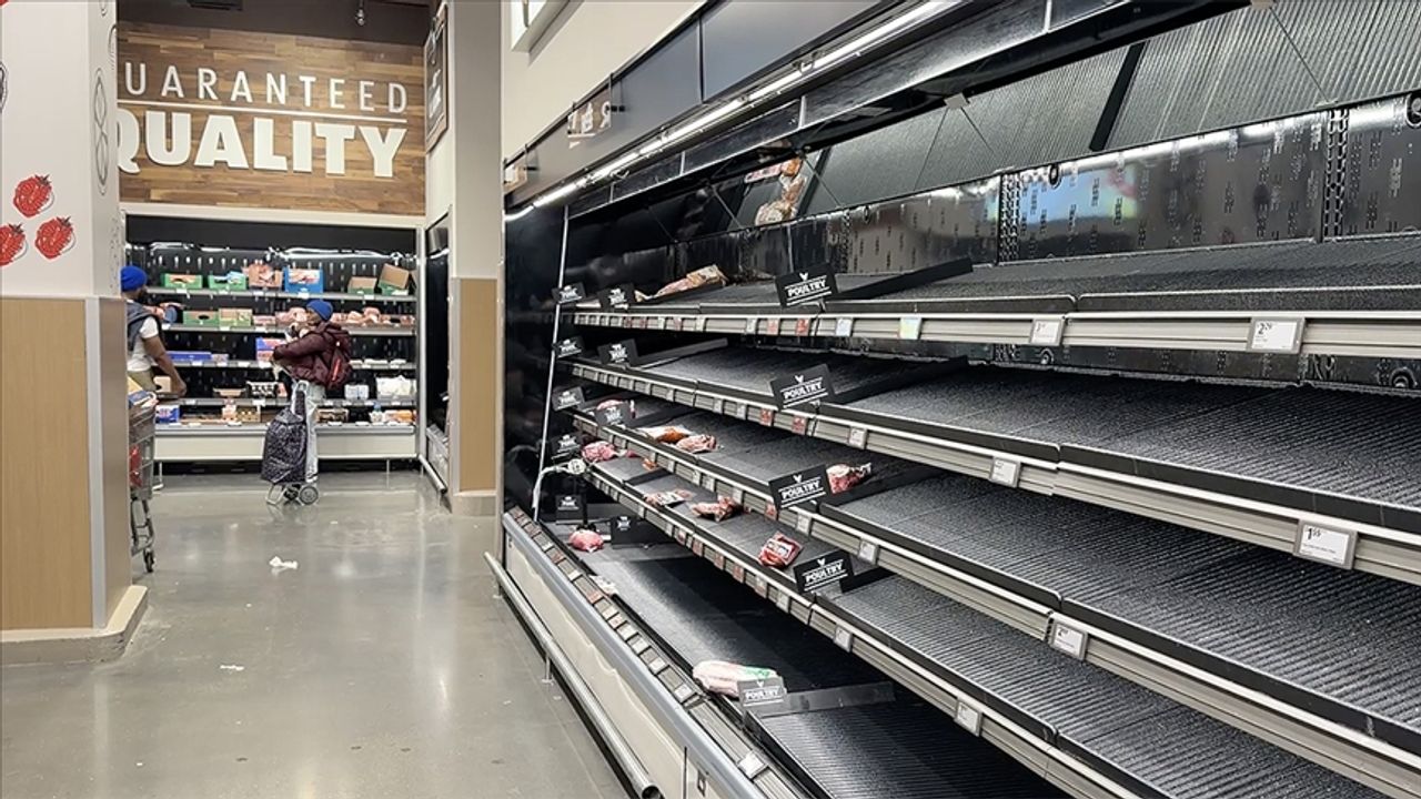 Kutup soğuğu alarmı verilen ABD’de marketlerde raflar boşaldı görseli