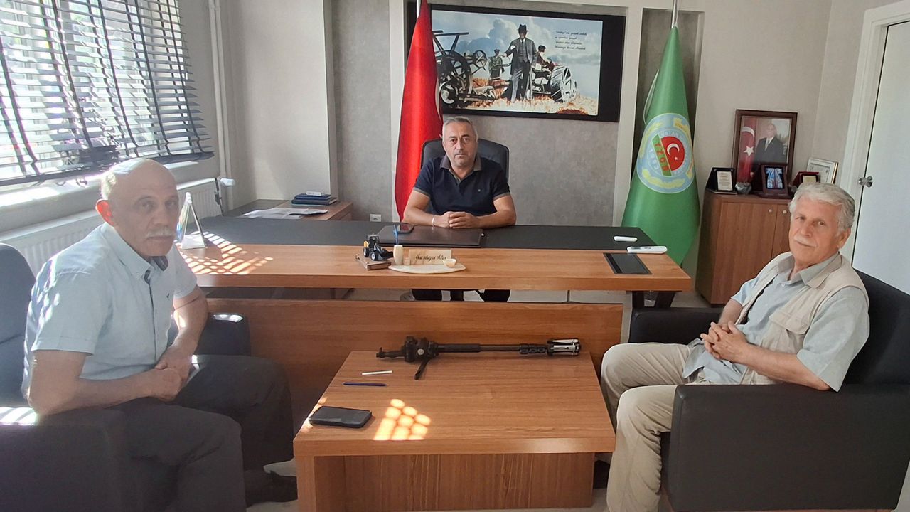 DP Beypazarı İlçe Başkanı Enver Atak’tan Ziraat Odası’na ziyaret görseli