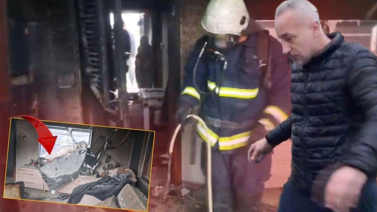 Serik’te sobadan çıkan yangın korkuttu: 1 kişi hafif yaralandı görseli