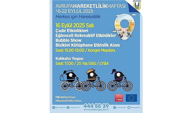 Lüleburgaz'da Avrupa Hareketlilik Haftası başlıyor görseli