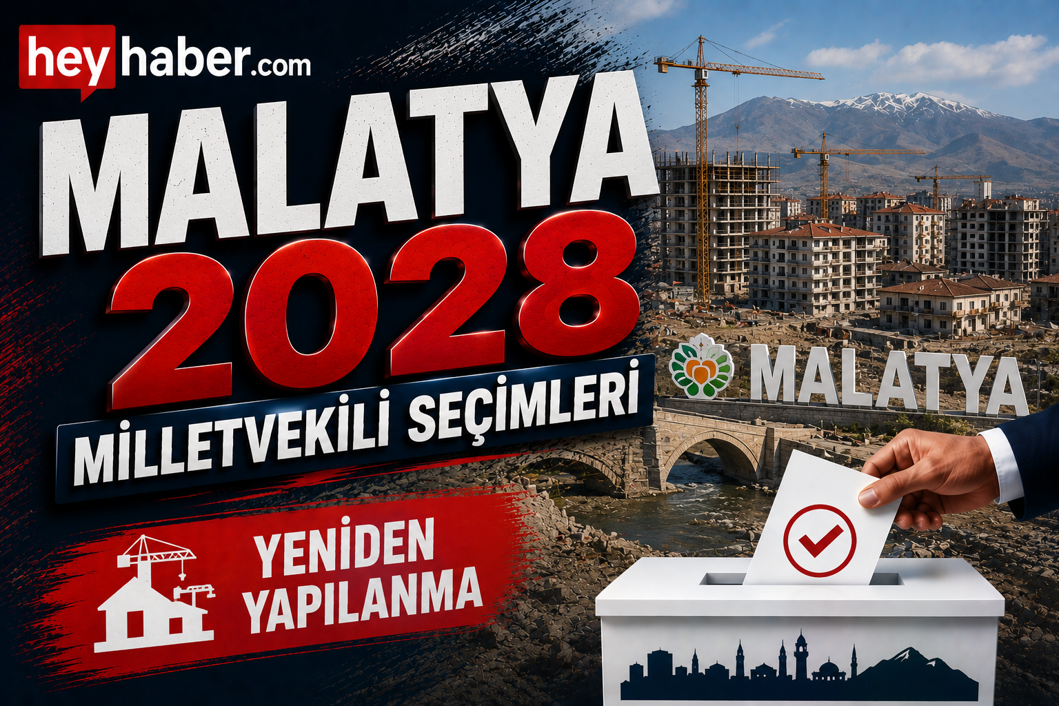 MALATYA 2028 MİLLETVEKİLİ SEÇİMLERİ: YENİDEN YAPILANMA SEÇİMİN GÜNDEMİNDE görseli