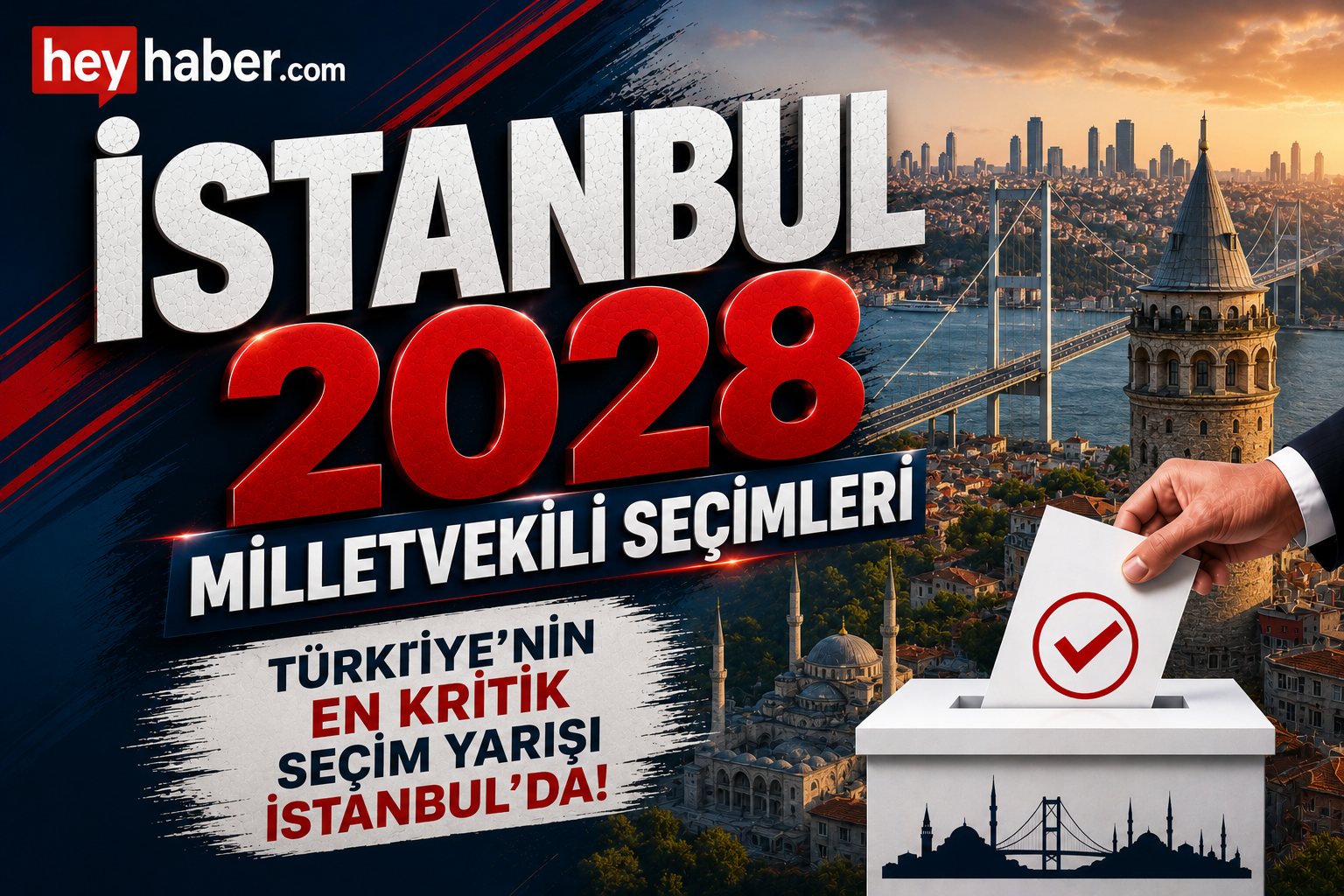 İSTANBUL 2028 MİLLETVEKİLİ SEÇİMLERİ: TÜRKİYE'NİN EN KRİTİK ŞEHRİNDE SEÇİM YARIŞI! görseli
