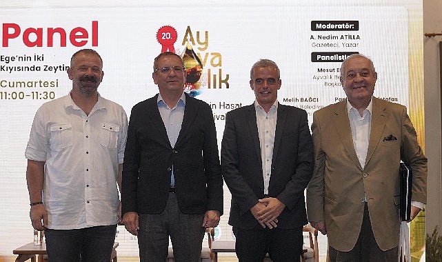 Ege'nin İki Kıyısında Zeytinin Dostluğu: 20. Ayvalık Uluslararası Zeytin Hasat ve Turizm Festivali'nde Panel Yoğun İlgi Gördü görseli