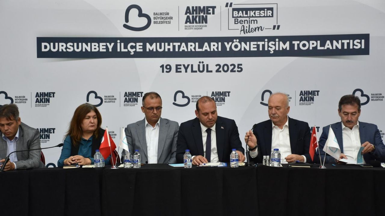 Balıkesir Büyükşehir Dursunbey’de muhtarlarla buluştu görseli