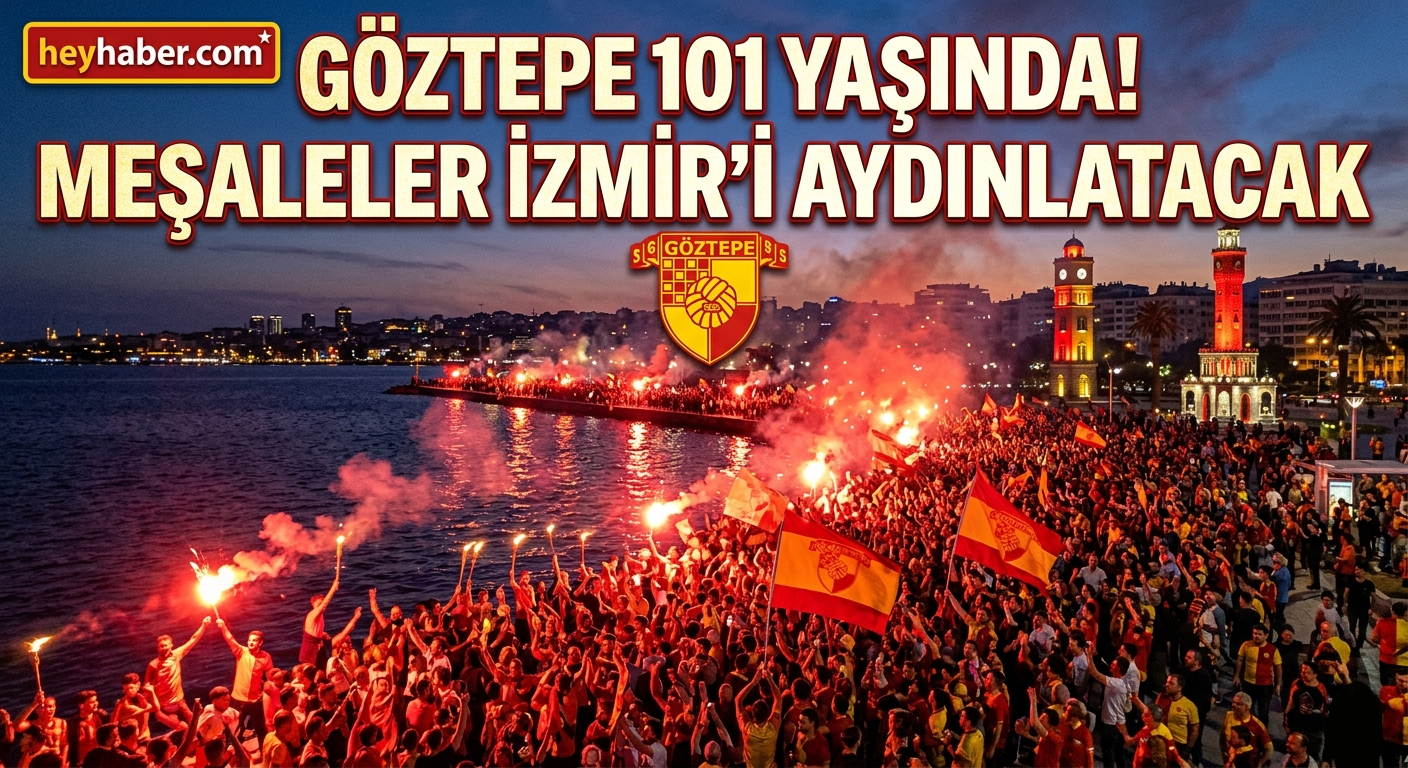 Göztepe 101 Yaşında! Meşaleler İzmir'i Aydınlatacak görseli
