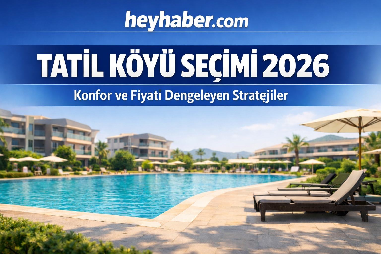 Tatil Köyü Seçerken Konfor ve Fiyatı Dengeleyen 2026 Stratejileri görseli