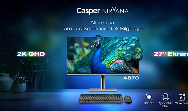 Şıklık, güç ve yapay zeka tek bir tasarımda: 2K QUAD HD ekranlı Nirvana A870 görseli