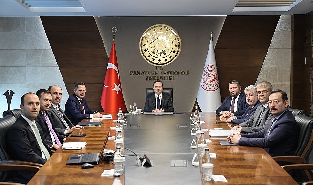 Konya Heyeti Sanayi ve Teknoloji Bakanı Mehmet Fatih Kacır’ı Ziyaret Etti görseli