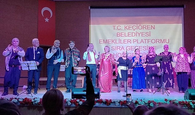 Keçiören’de Emekliler Platformu’ndan Sıra Gecesi Coşkusu görseli