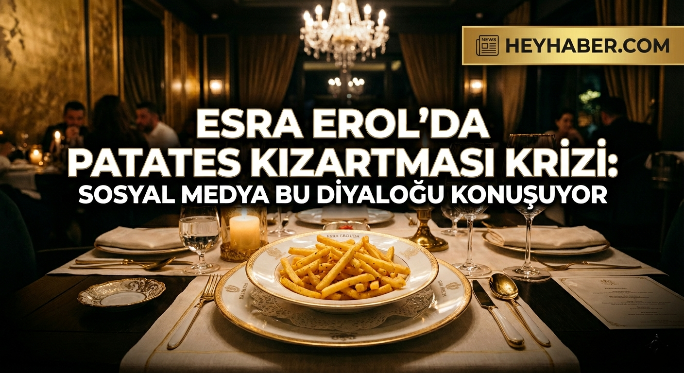 Esra Erol'da Patates Kızartması Krizi: Sosyal Medya Bu Diyaloğu Konuşuyor görseli