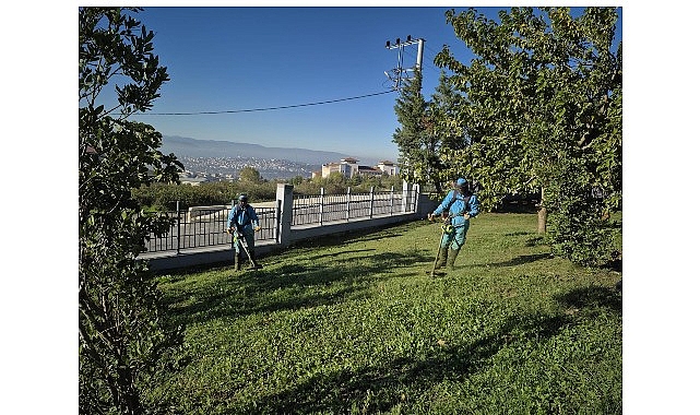 Dilovası Millet Bahçesi dip köşe temizleniyor görseli