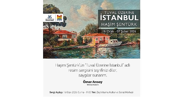 Haşim Şentürk’ün Yeni Resim Sergisi, Zeytinburnu Kültür Sanat’ta Açılıyor! görseli