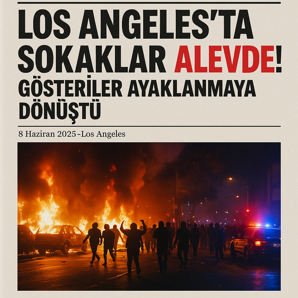 Los Angeles’ta Sokaklar Alevde! Gösteriler Ayaklanmaya Dönüştü görseli