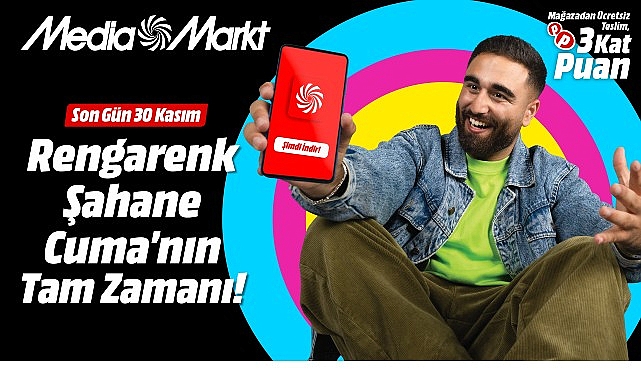 MediaMarkt’ta Rengârenk Şahane Cuma kampanyası başladı görseli