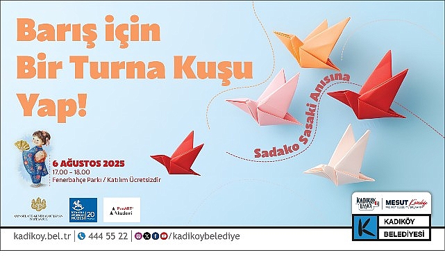 Kadıköy’den Hiroşima’ya Barış Kuşları görseli
