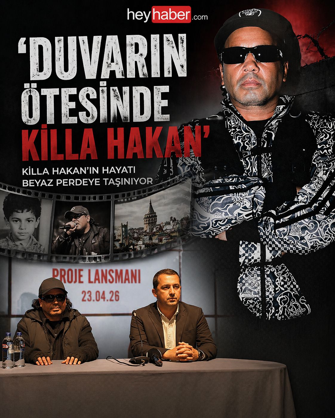 Killa Hakan’ın Hayatı Film Oluyor :'Duvarın Ötesinde Killa Hakan' Geliyor! görseli