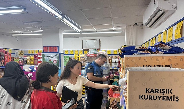 Zabıta’dan marketlerde denetim görseli