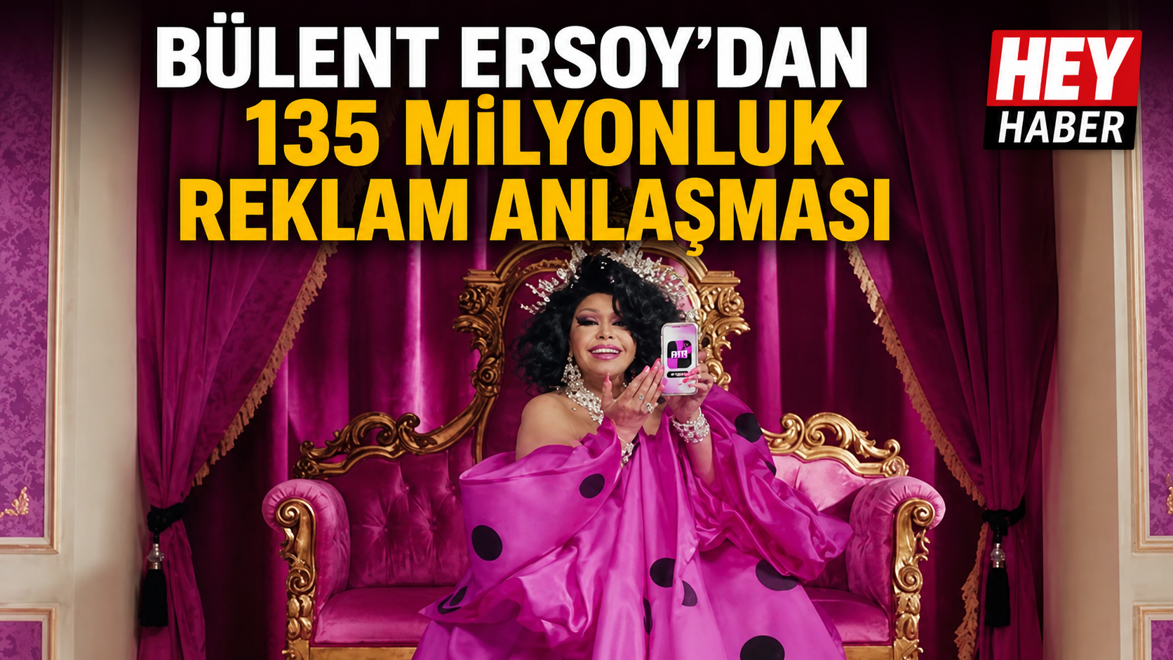 BÜLENT ERSOY'DAN 135 MİLYONLUK REKLAM ANLAŞMASI görseli