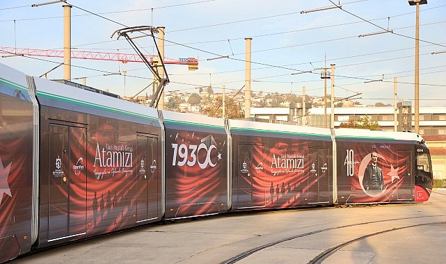 Otobüs ve tramvaylarda Ata'ya saygı görseli