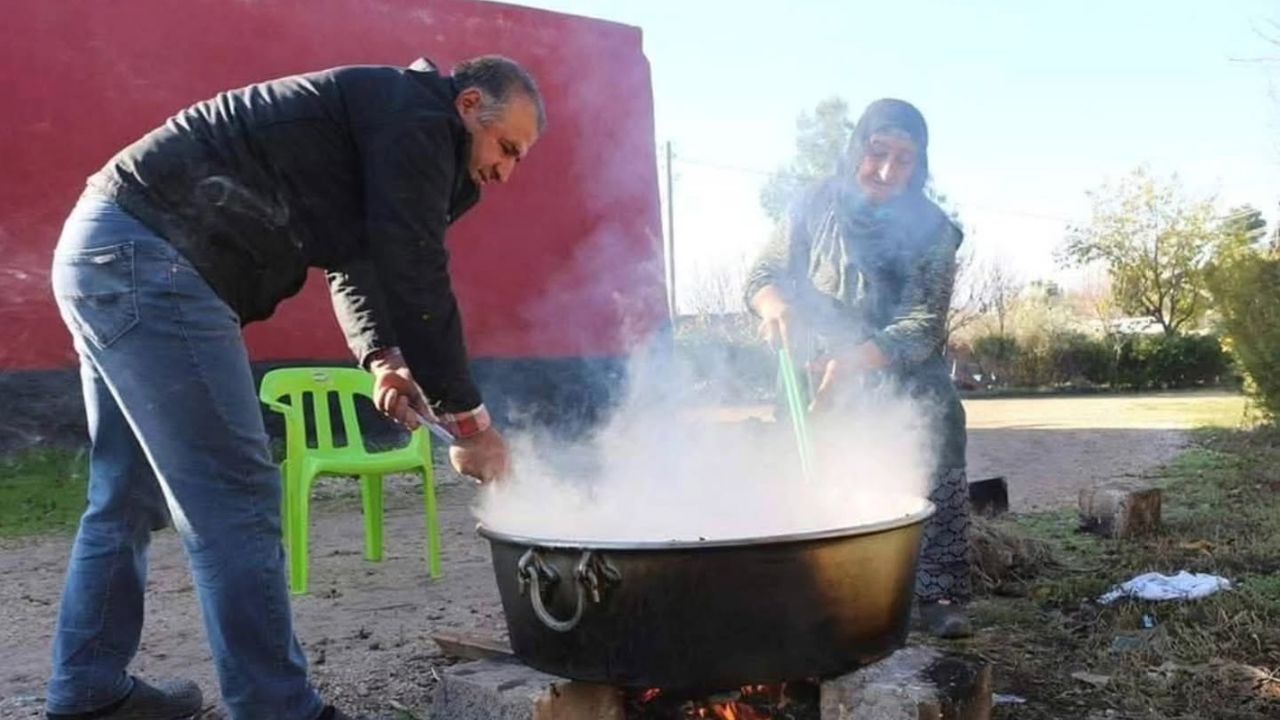 Midyat’ta Kavurma kazanları kaynamaya başladı görseli