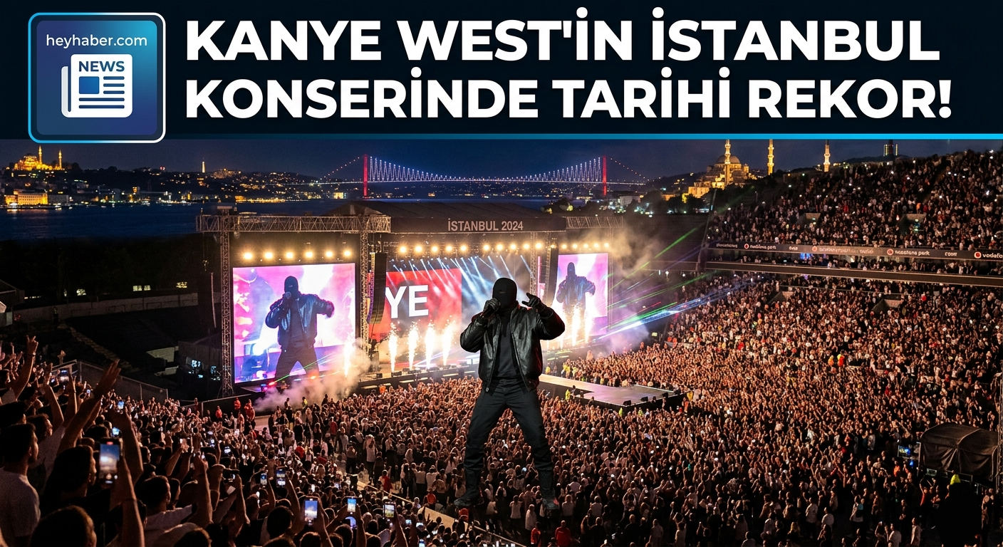 Kanye West'in İstanbul Konserinde Tarihi Rekor! görseli