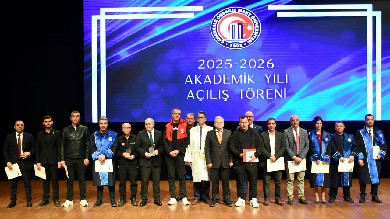 ÇOMÜ 2025–2026 akademik yılı açılış töreni gerçekleştirildi görseli