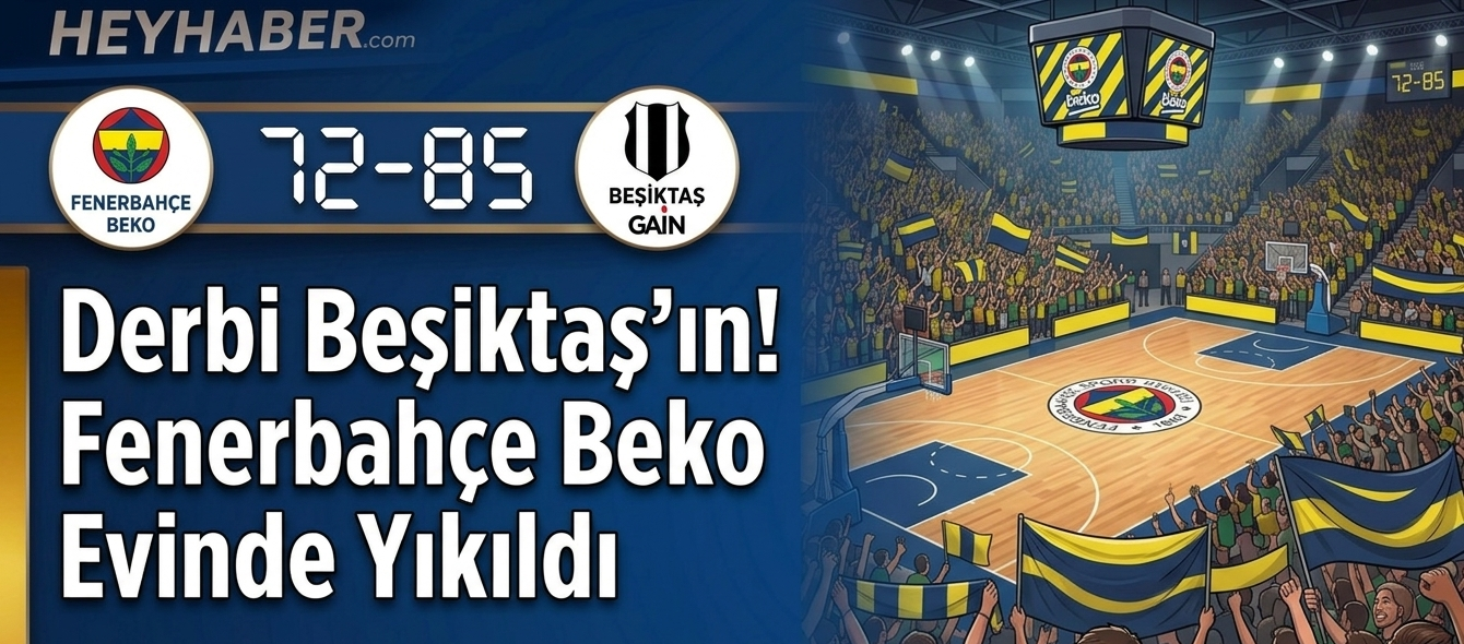 Derbi Beşiktaş'ın! Fenerbahçe Beko Evinde Yıkıldı görseli
