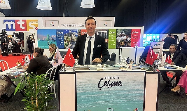 Çeşme, Uluslararası Antalya Turizm Fuarı’nda yoğun ilgi gördü görseli