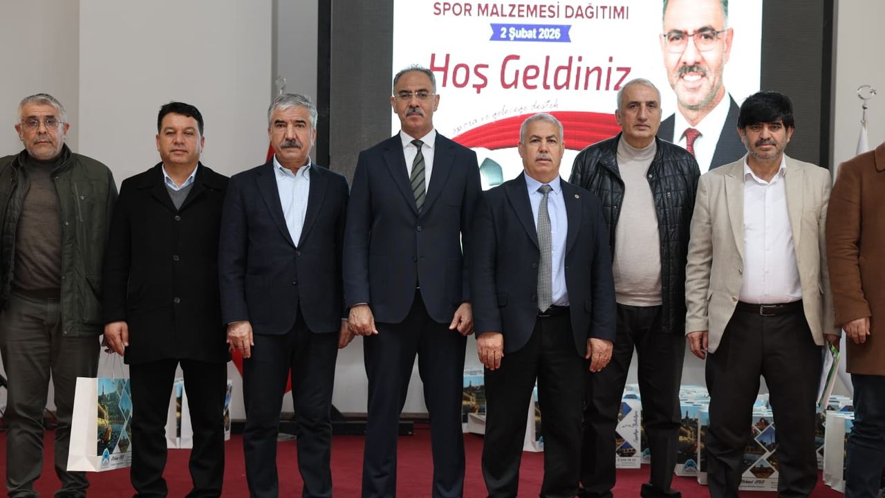 Eyyübiye Belediyesi'nden amatör spor kulüplerine destek görseli