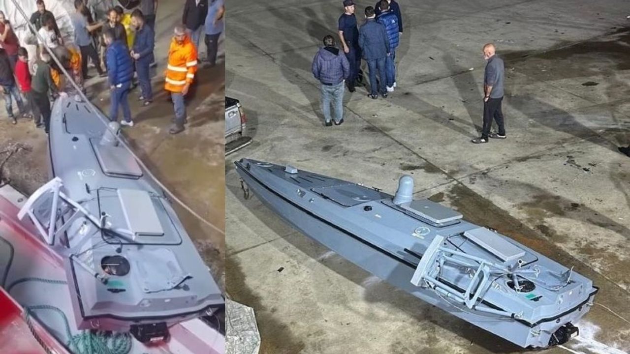 Hamsi yerine ağlara insansız deniz aracı takıldı! görseli