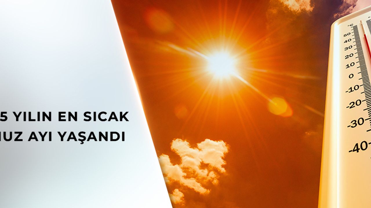 Son 55 yılın en sıcak temmuz ayı yaşandı görseli