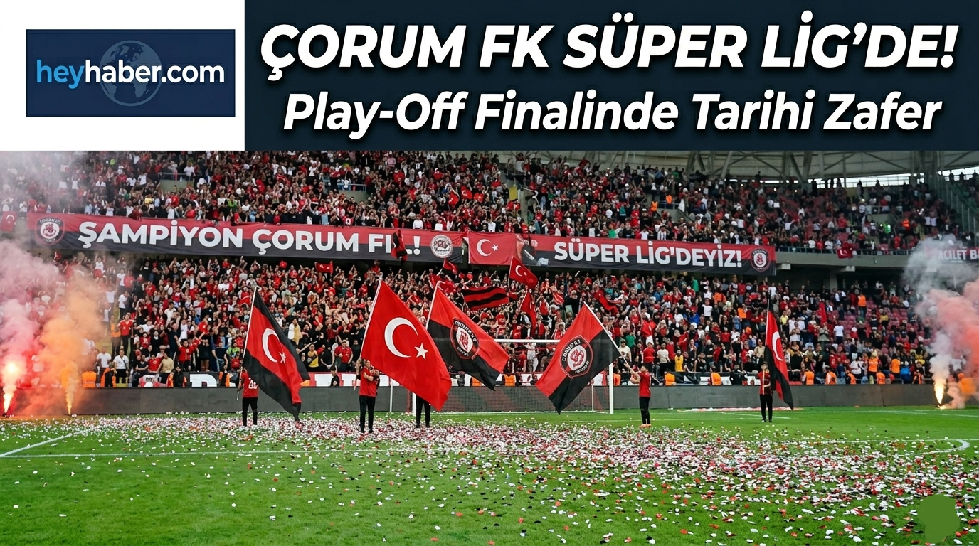 Çorum FK Süper Lig’de! Play-Off Finalinde Tarihi Zafer görseli