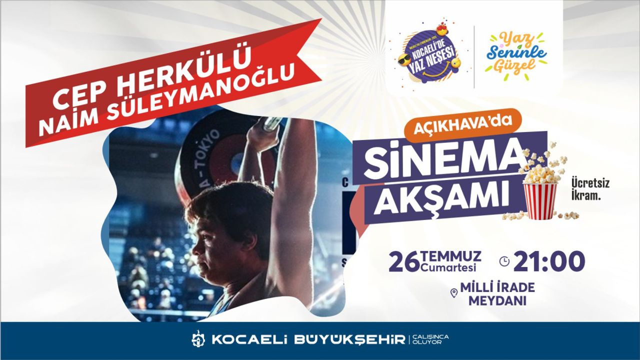 Açık havada sinema keyfi başlıyor görseli