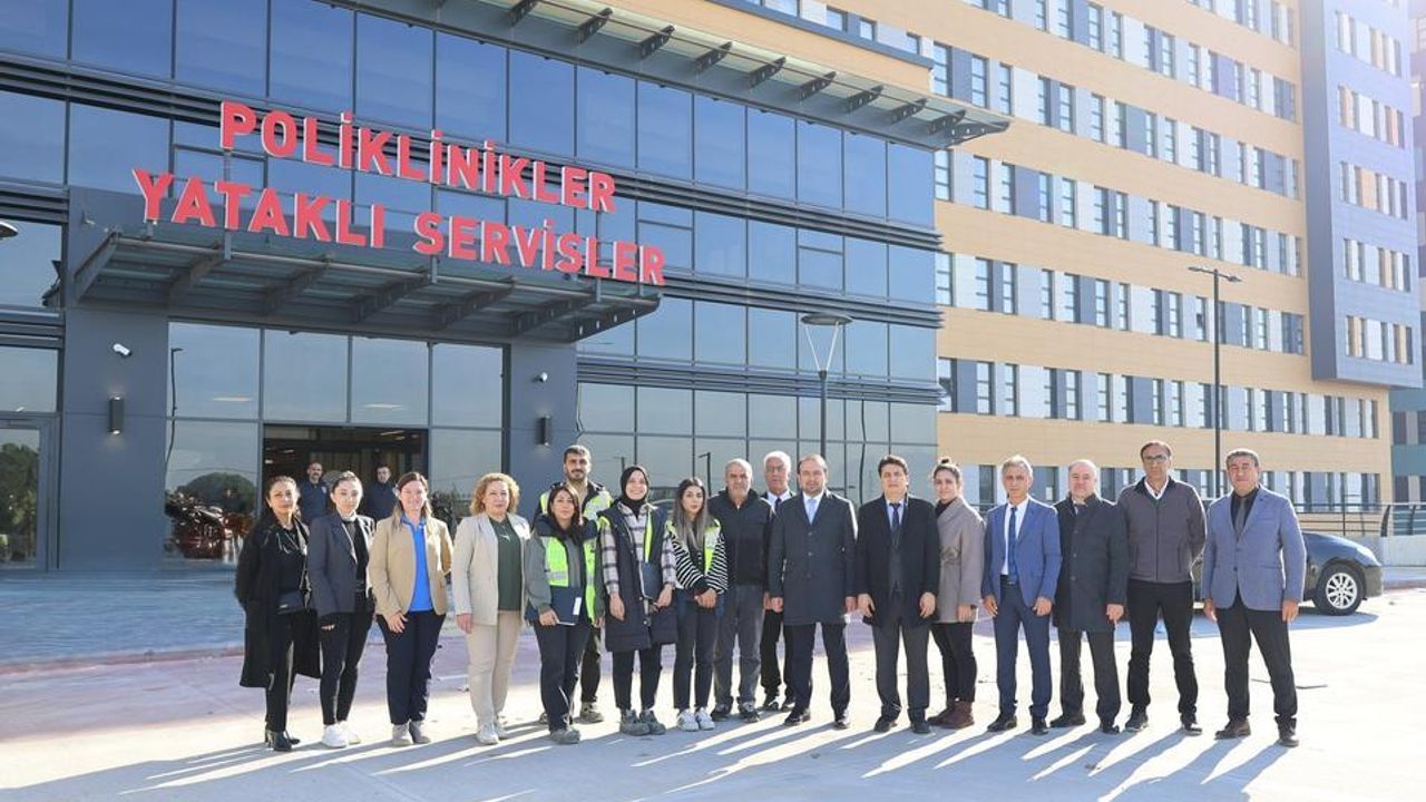 Aydın Şehir Hastanesi açılışa hazırlanıyor görseli
