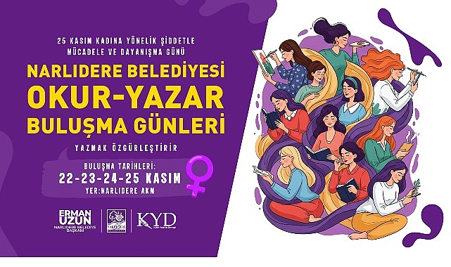 Narlıdere Okur-Yazar Günleri 22 Kasım'da Başlıyor görseli