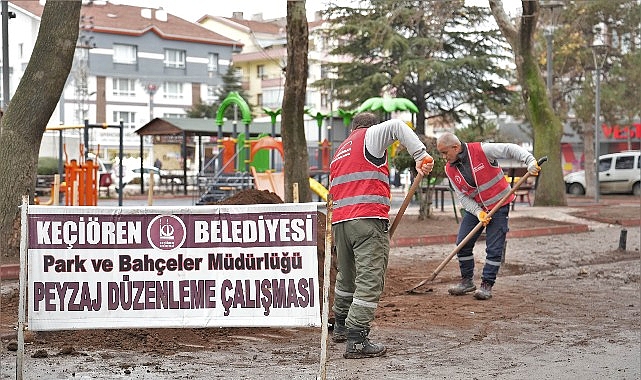 Keçiören’in Park ve Bahçeleri Yenileniyor görseli