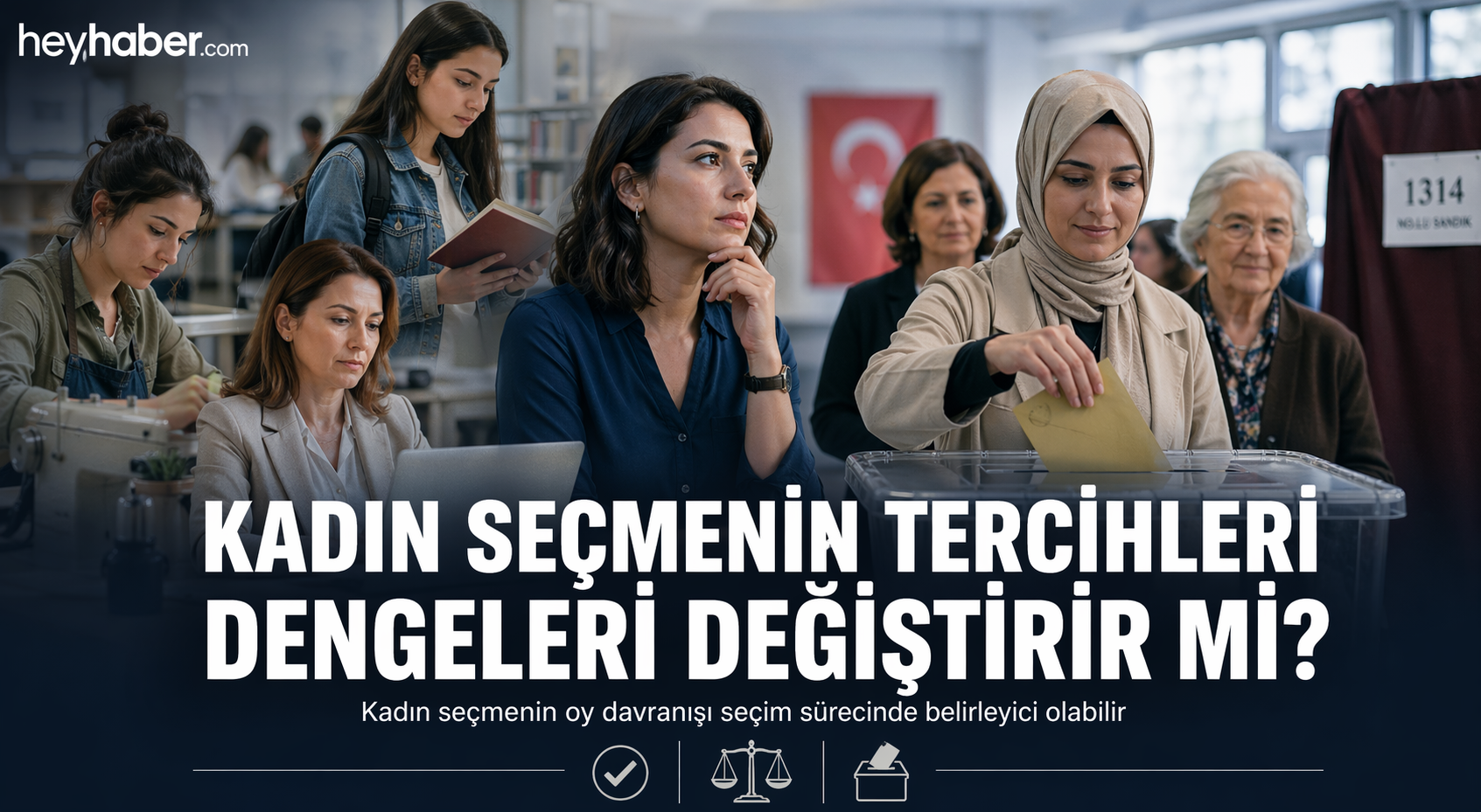 Kadın Seçmenin Tercihleri Dengeleri Değiştirir Mi? görseli