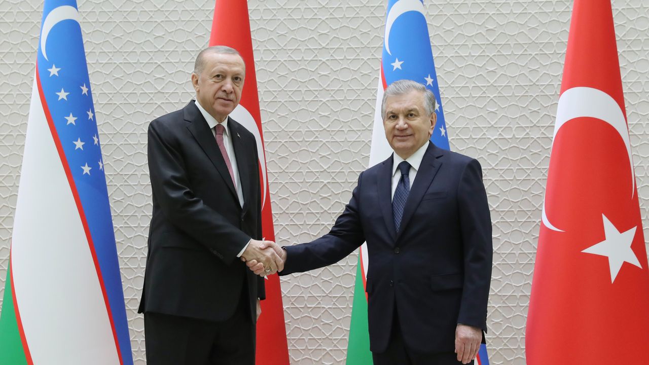 Erdoğan, Özbekistan Cumhurbaşkanı telefon görüşmesi yaptı görseli