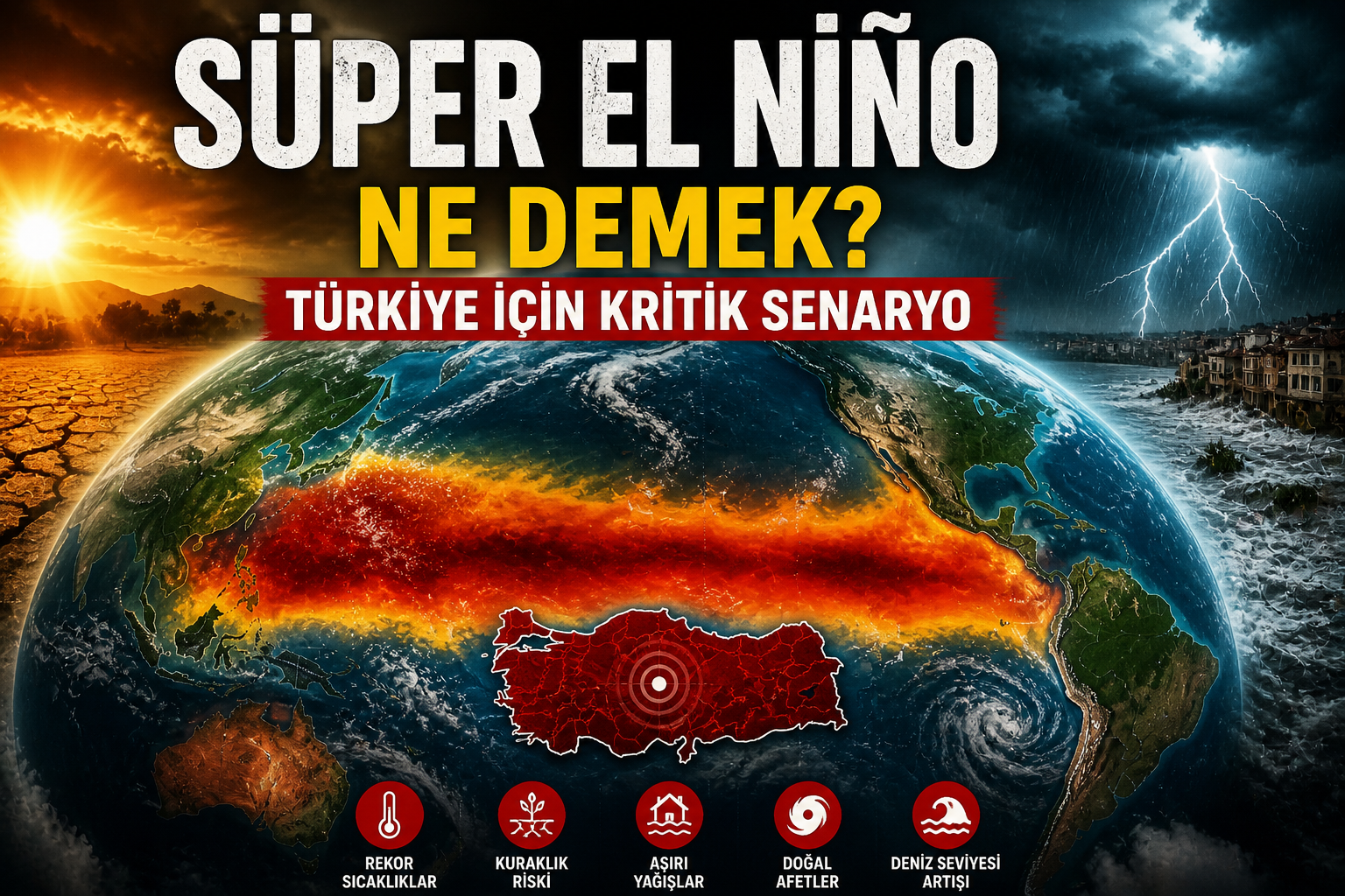 Süper El Niño Ne Demek? Türkiye İçin Kritik Senaryo görseli