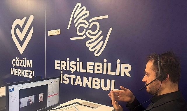 İBB’den İşitme Engelliler İçin Görüntülü Çağrı Merkezi görseli